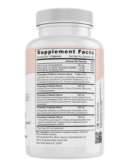 Menopause Support: - A Thoughtful Blend of Ingredients by Bellawell