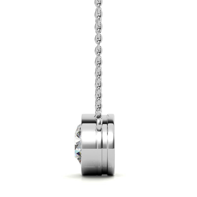 Lab Grown Diamond Bezel Pendant