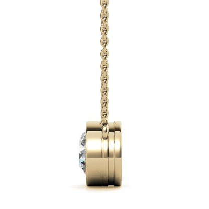 Lab Grown Diamond Bezel Pendant
