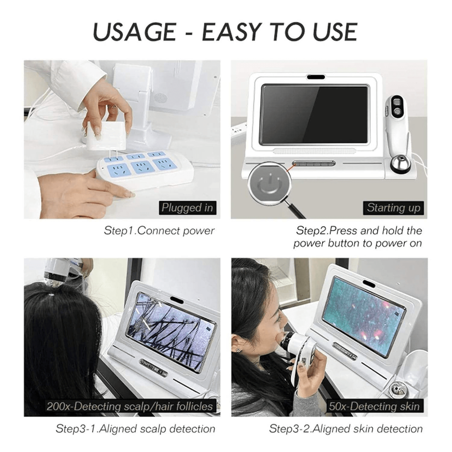 Shape Tactics Triple Spectrum HD Skin & Scalp Analyzer
