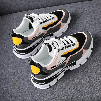 Sports Footwear Women's Running Shoes Summer New Mesh Breathable Platform Increased Fashion Shoes Womens Running Athletic Casual Sports Sneakers For Walking Gym Jogging Training Fitness