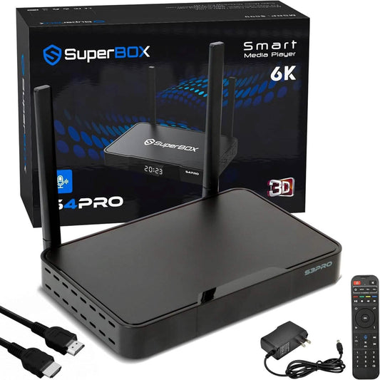 S4 PRO Smart TV Box  (Refurbished)