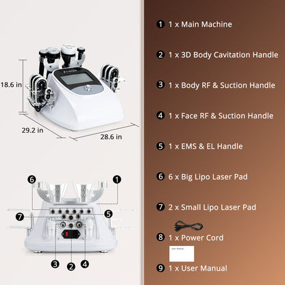 Shape Tactics S-Shape 160mW Laser Lipo Cavitation System